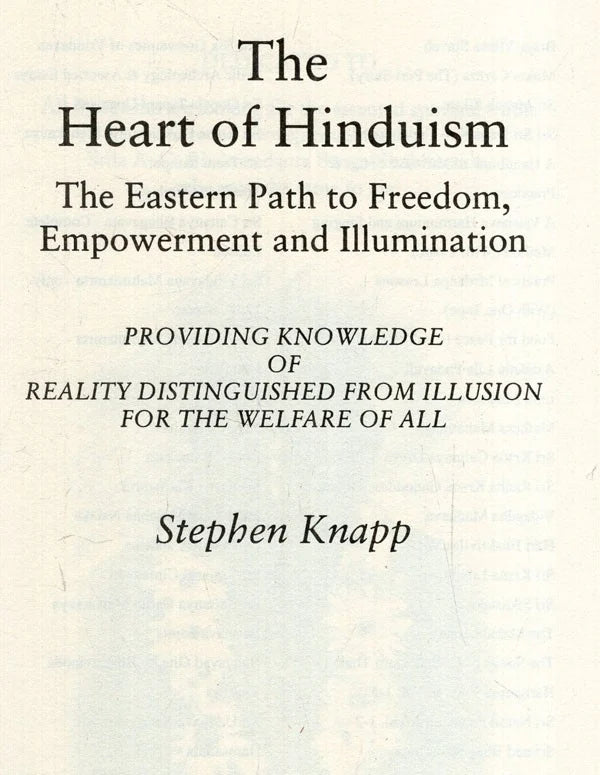 The Heart of Hinduism (The Eastern Path to Freedom, Empowerment and Illumination) - Totally Indian
