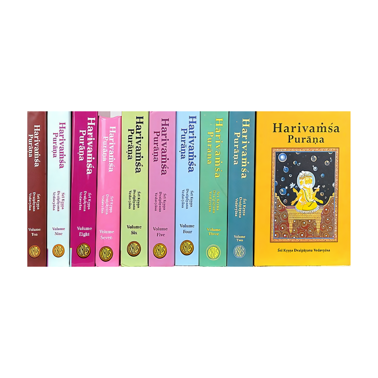 Harivamsa Purana (Set Of 10  Volumes) - Totally Indian