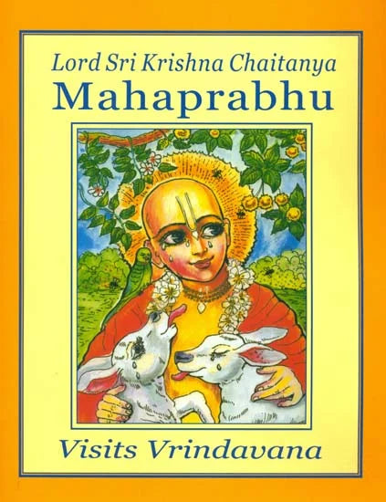 Lord Sri Krishna Chaitanya Mahaprabhu Visits Vrindavana (Coloring Book) - Totally Indian