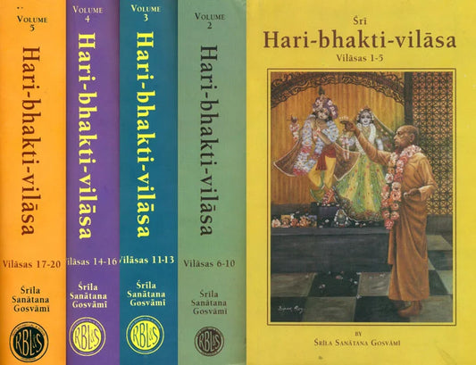 Sri Hari-Bhakti-Vilasa: Vilasa 1 to 20 (Set of 5 Books) - Totally Indian