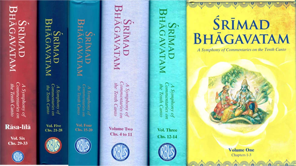 Srimad Bhagavatam- A Symphony of Commentaries on the Tenth Canto (Set of 6 Volumes) - Totally Indian