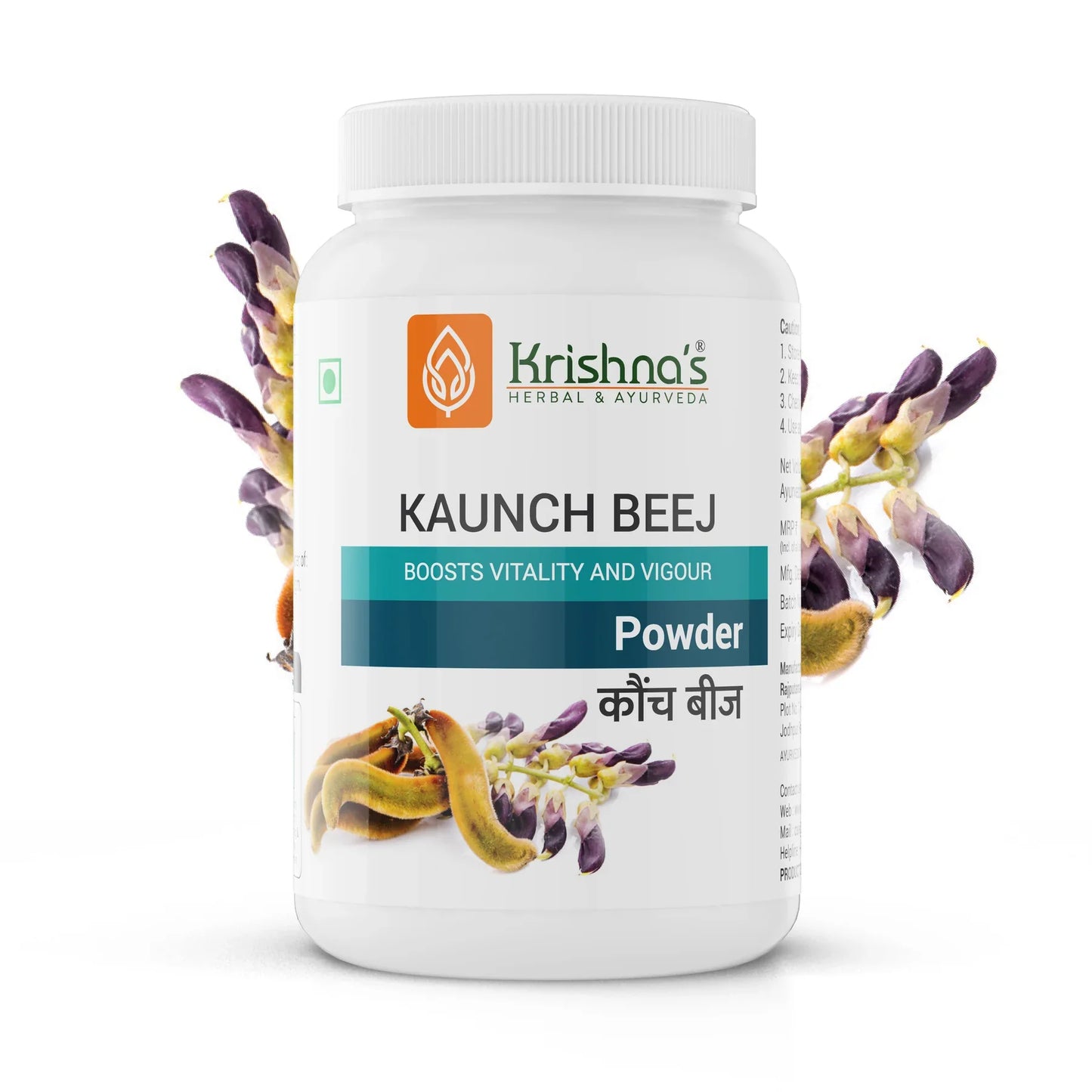 Krishna Ayurved Konch / Kaunch Beej Powder - Totally Indian